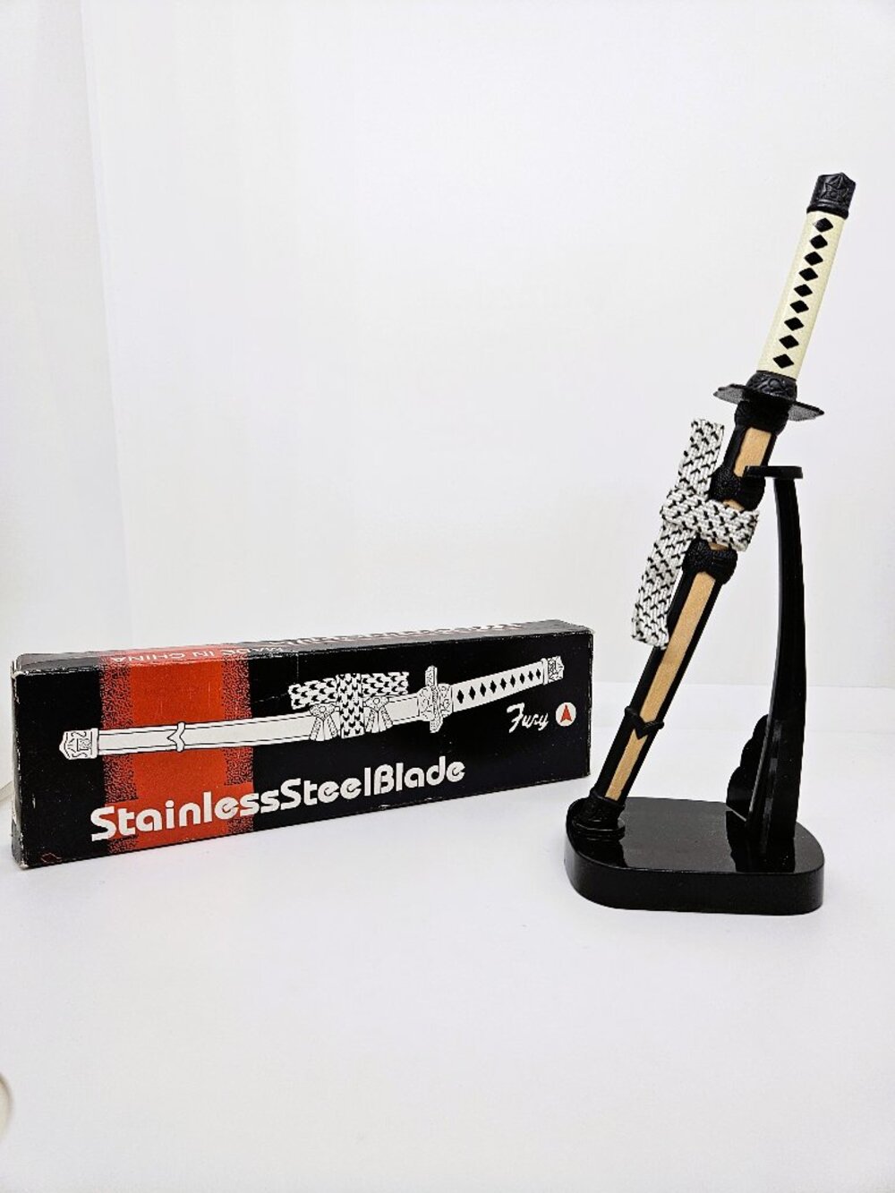Vintage Fury Miniature Japanese Katana Samurai Sword Letter Opener